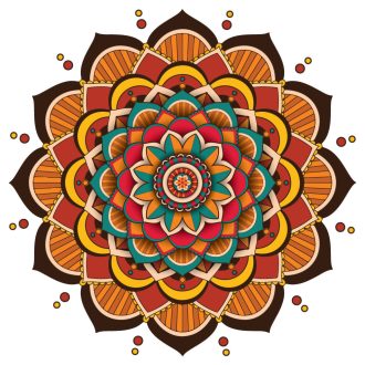 Anyaföld mandala, falmatrica