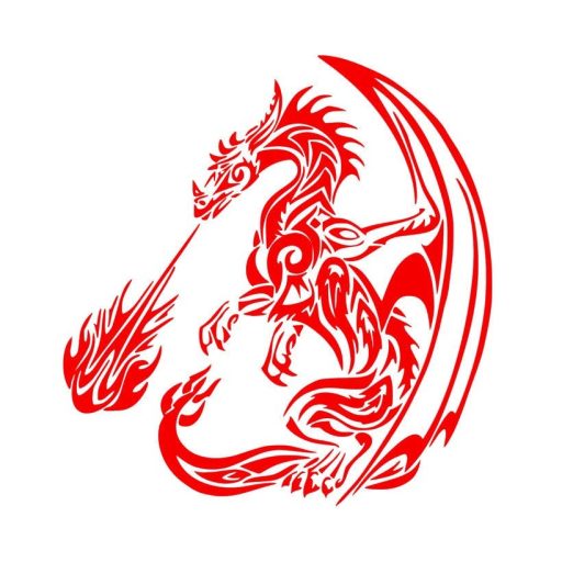 Tűzokádó sárkány, autómatrica