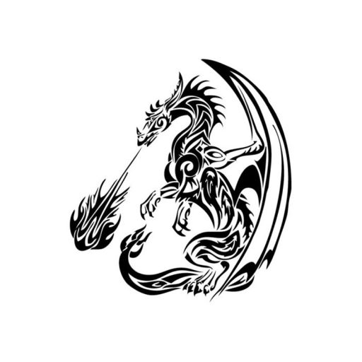 Tűzokádó sárkány, autómatrica