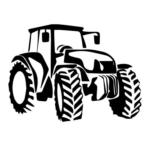 Traktor, falmatrica fiúknak