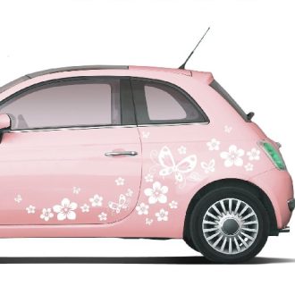 Pillangók, virágok, pöttyök autómatrica