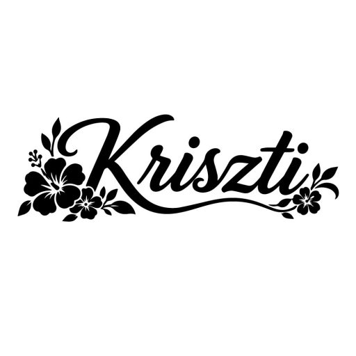 Kriszti, neves autómatrica virággal