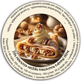   Diós palacsinta recept falmatrica – Vaníliás mascarponés csoda