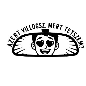 Tetszem, lehet, matrica autóra