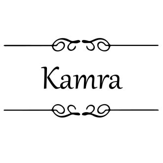 Kamra felirat ajtóra