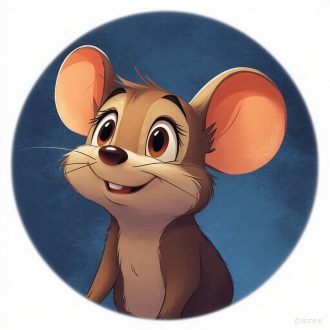 Mosolygó kispatkány, gyerekszoba falmatrica