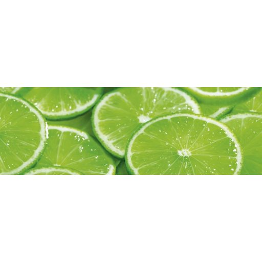 Lime szeletek, konyhai matrica hátfal, 180 cm