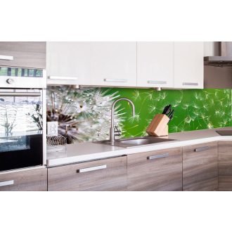 Pitypang, konyhai matrica hátfal, 260 cm