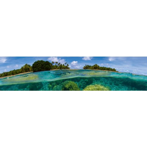 Trópusi korallszigetek, konyhai matrica hátfal, 260 cm