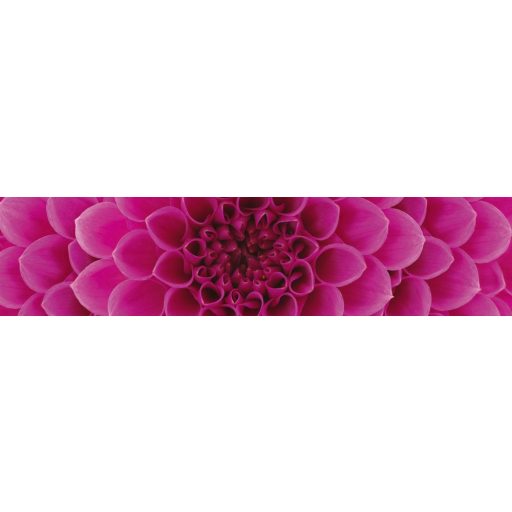 Rózsaszín virág, konyhai matrica hátfal, 260 cm