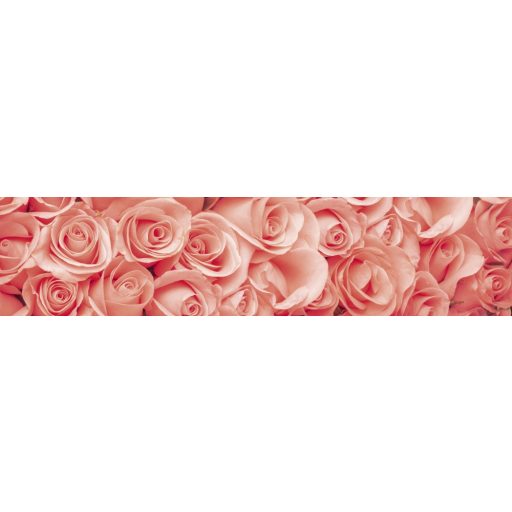 Rózsák, konyhai matrica hátfal, 260 cm