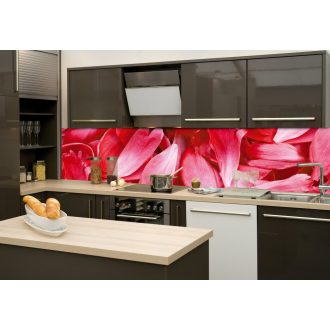 Virágszirmok, konyhai matrica hátfal, 260 cm