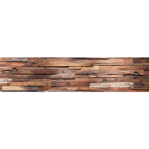 Fa rétegek, konyhai matrica hátfal, 260 cm