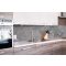 Beton, konyhai matrica hátfal, 260 cm