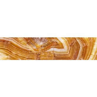 Sárga kristály, konyhai matrica hátfal, 260 cm