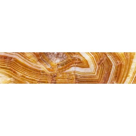 Sárga kristály, konyhai matrica hátfal, 260 cm