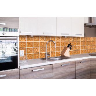 Natúr csempeminták, konyhai matrica hátfal, 260 cm