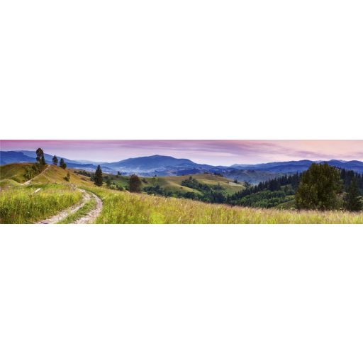 Hegyek naplementében, konyhai matrica hátfal, 260 cm