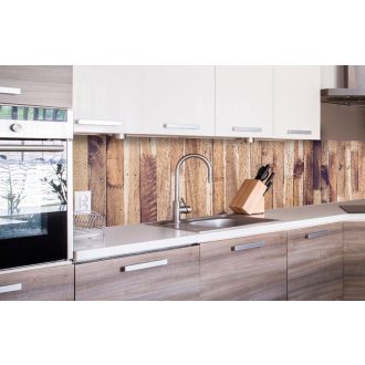 Fa parketta, konyhai matrica hátfal, 260 cm