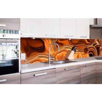 Bronzos folyadék, konyhai matrica hátfal, 260 cm