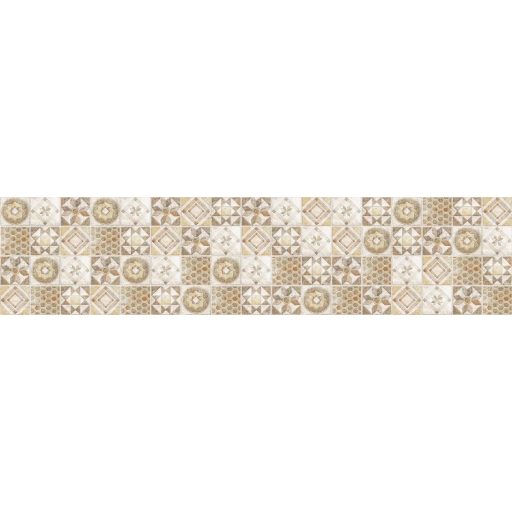 Bézs  csempeminta, konyhai matrica hátfal, 260 cm