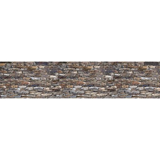 Régi kőfal, konyhai matrica hátfal, 260 cm