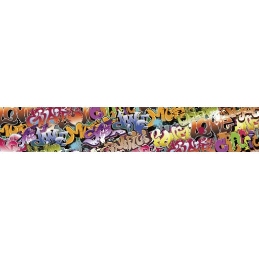 Graffiti, konyhai matrica hátfal, 350 cm
