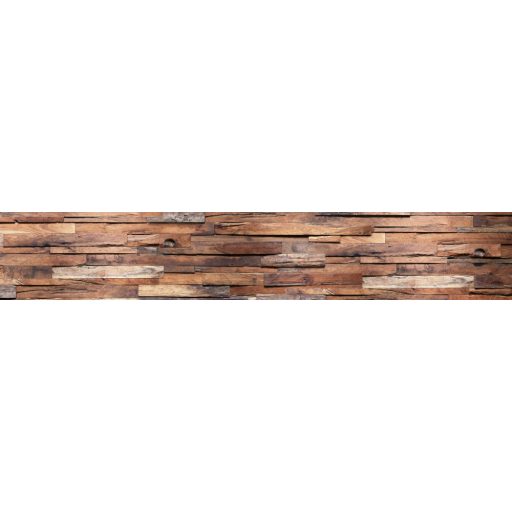 Fa rétegek, konyhai matrica hátfal, 350 cm