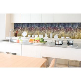 Téli nád, konyhai matrica hátfal, 350 cm