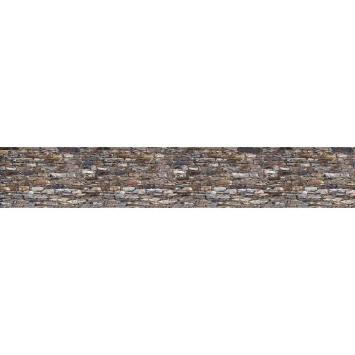 Régi kőfal, konyhai matrica hátfal, 350 cm