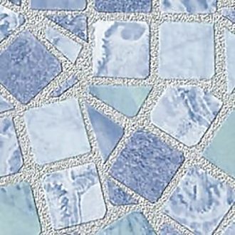 Világos kék mozaik mintás öntapadós tapéta