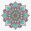 Türkiz, mandala falmatrica