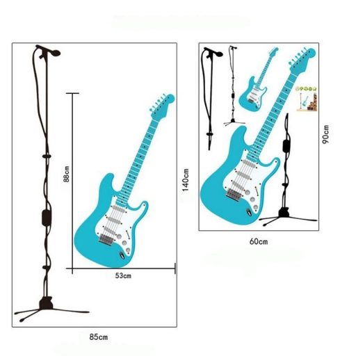Kék gitárok, falmatrica
