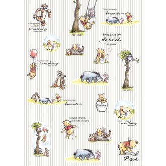 Micimackó - Csíkok, poszter tapéta