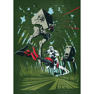Star Wars - Klasszikus Beton Endor, poszter tapéta
