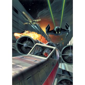   Star Wars - Klasszikus Halálcsillag Árok Futás, poszter tapéta