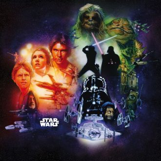 Star Wars - Klasszikus Poszter Kollázs, poszter tapéta