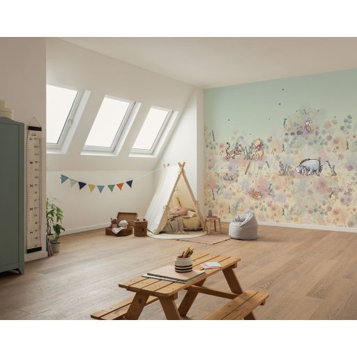 Micimackó - Virágmező, poszter tapéta