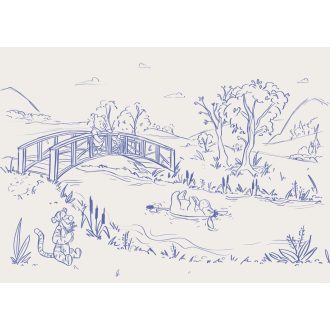 Micimackó - Kék Tinta, poszter tapéta