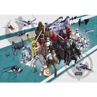 Star Wars Rajzfilm Kollázs Széles, poszter tapéta