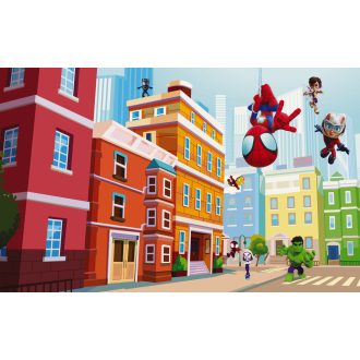   Marvel Pókember és Csodálatos Barátai Város, poszter tapéta