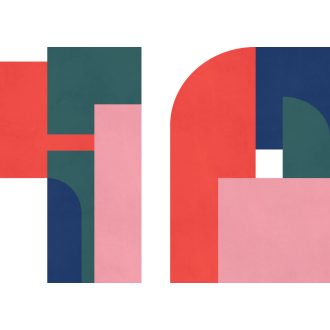 Geometriai Színek, poszter tapéta