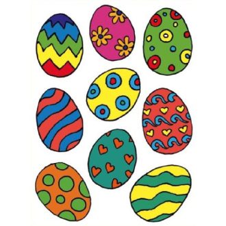 Húsvéti ablakmatrica, sztatikus23