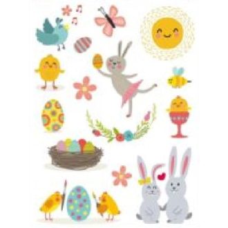 Húsvéti ablakmatrica, sztatikus12