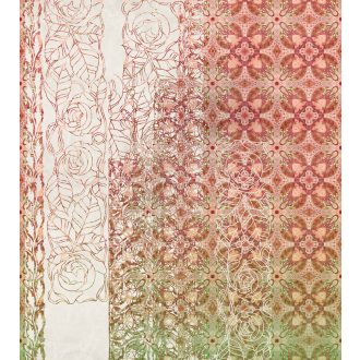 Art Nouveau Vörös, poszter tapéta