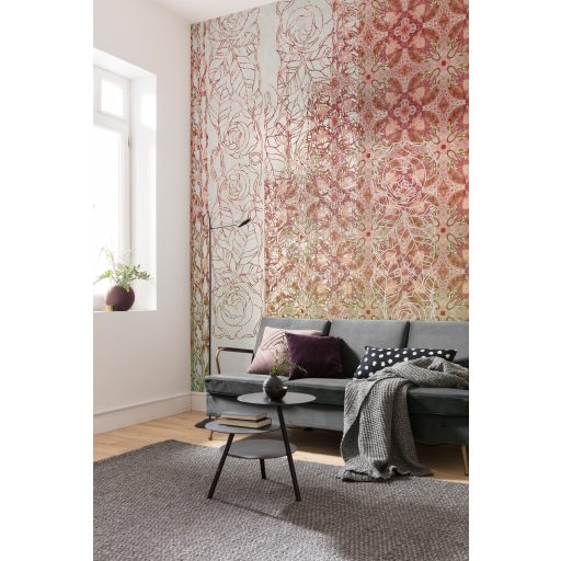 Art Nouveau Vörös, poszter tapéta