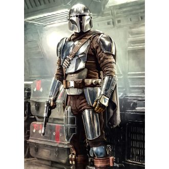 Mandalorian Harci Testtartás, poszter tapéta