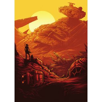 Star Wars Jakku - Csillagromboló, poszter tapéta