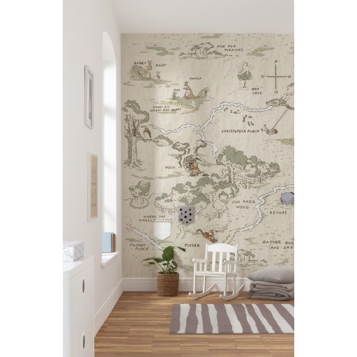 Micimackó - Térkép, poszter tapéta