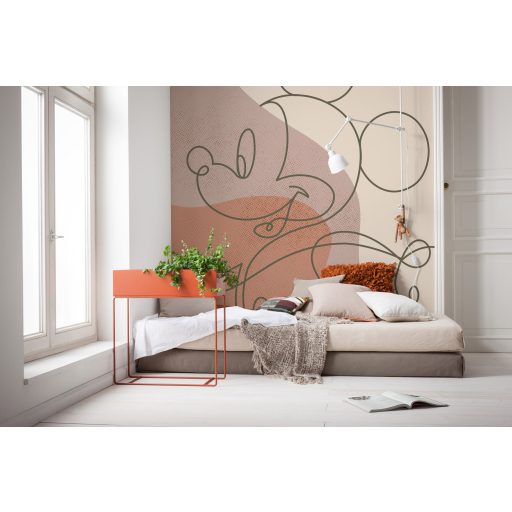 Mickey - Vonalrajz, poszter tapéta